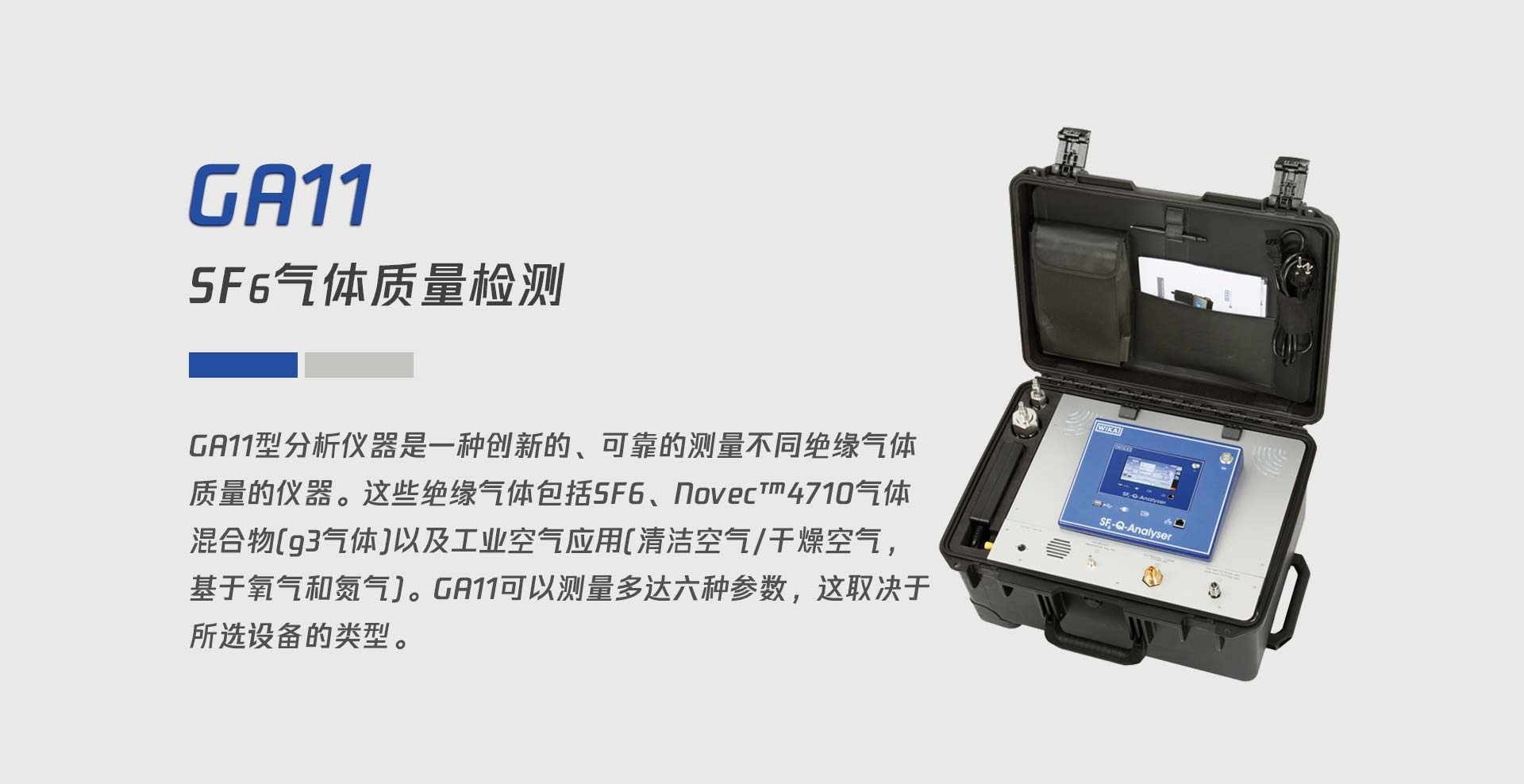 GA11 SF6气体质量检测